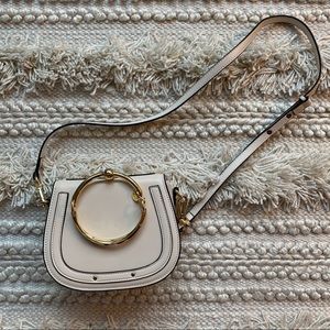 Mini saddle crossbody handbag